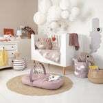 Happy Clouds Storage Basket Set | Powder Pink | Pack of 3