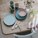 Kiddish Deer Friends Cutlery Set | Powder Pink