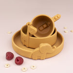 Peekaboo Plate | Elphee | Mustard