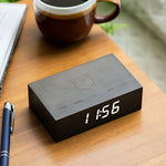 Flip Click Alarm Clock | Black