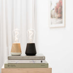 Humble One Black Wood Table Light