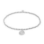 A Little 'December' Narcissus Birthflower Bracelet | Silver Plated
