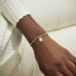 A Little 'December' Narcissus Birthflower Bracelet | Silver Plated