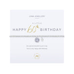 A Little 'Happy 60th Birthday' Bracelet | Silver Plated