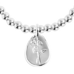 A Little 'May' Lily of the Valley Birthflower Bracelet | Silver Plated