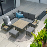 Monza Modular Dining Set with Adjustable Table