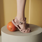 Bre Sandals | Dark Rose