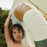 Donna Stripe Large Swim Ring | Dusty Mint