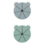 Kelly Mr Bear Snack Cup Set | Blue Fog | 2 Pack