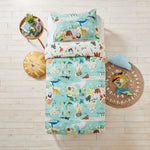 Love Our Earth Kids Duvet Cover Set | Blue