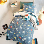Space Race Kids Duvet Cover Set | Multicolour