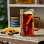 Torino Glass Mugs | Multicolour | 35cl | Set of 4