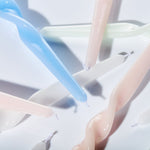 Twisted Taper Candles | Ice Blue | Set of 3