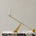 Interconnect Candle Holder | Polished Brass | 70cm