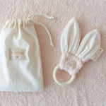 Bunny Teether Ring | Pink