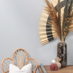 Java Scalloped Back Chair | Natural Rattan