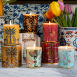 Fico d'India Decorated Candle