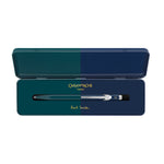 Caran d'Ache 849 Ballpoint Pen | Racing Green & Navy
