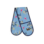 Hummingbird Double Oven Glove | Blue