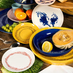 Feast Large Sunny Yellow Swirl Plate | 26cm | Set of 2