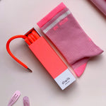Neon Coral Pink Shoelaces