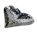 Hand Hammered Heart Dish | Stainless Steel