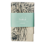 Linen Napkin Set | Highland Cow | 4-Piece