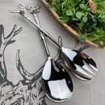 Stag Salad Server Set | Stainless Steel