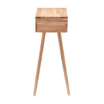 Ebern Side Table | White Washed Oak | 80cm