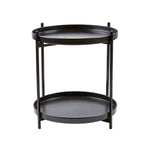 Svit Tray Table | Black Metal | 45cm