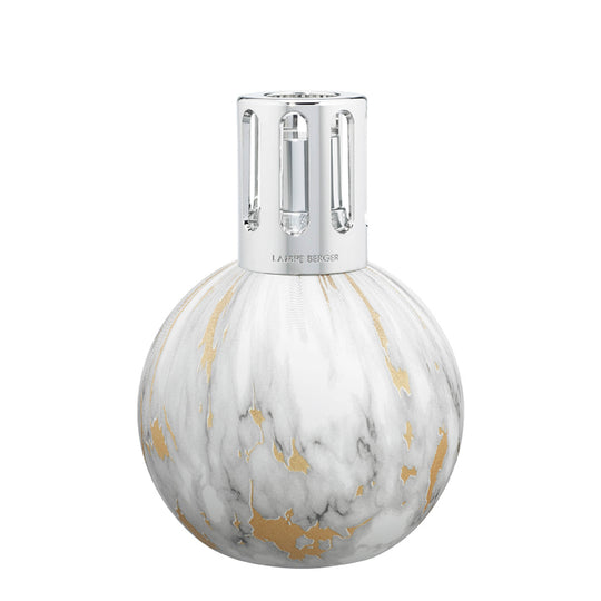 Marbled Fragrance Lamp | White