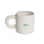 'Books & Coffee' Mug | Green