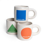'Books & Coffee' Mug | Green