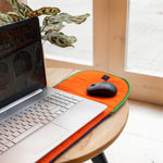 Colourblock Laptop Sleeve | Orange & Green