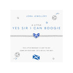 Scottish A Little 'Yes Sir I Can Boogie' Bracelet | Silver Plated