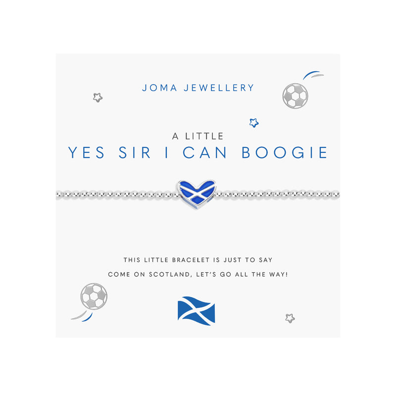 Scottish A Little 'Yes Sir I Can Boogie' Bracelet | Silver Plated