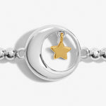 Children's A Little 'Shoot For The Moon Land Among The Stars Bracelet | Silver & Gold Plated