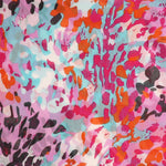 Animal/Camo Print Organic Cotton Scarf | Pink Mix