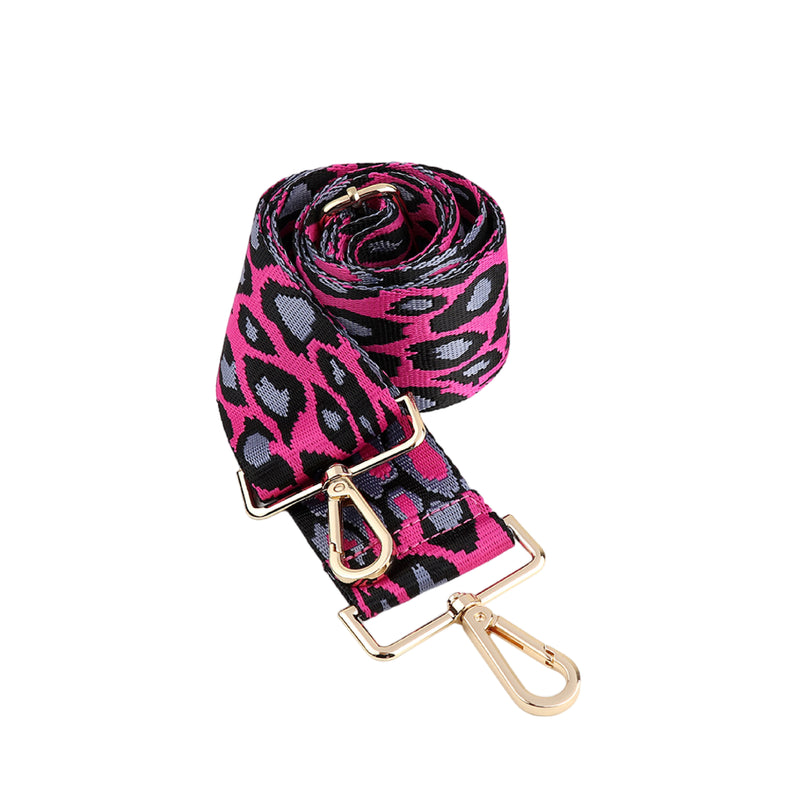 Animal Print Bag Strap | Pink Mix