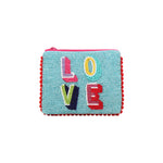 Beaded 'Love' Purse | Multicolour