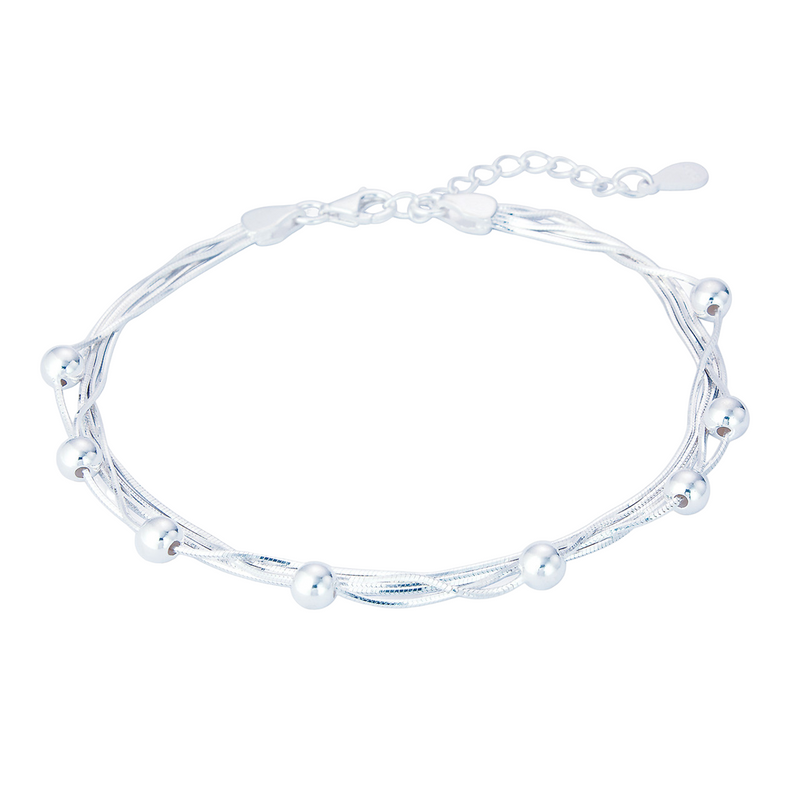 Bethany Bead Bracelet | Sterling Silver