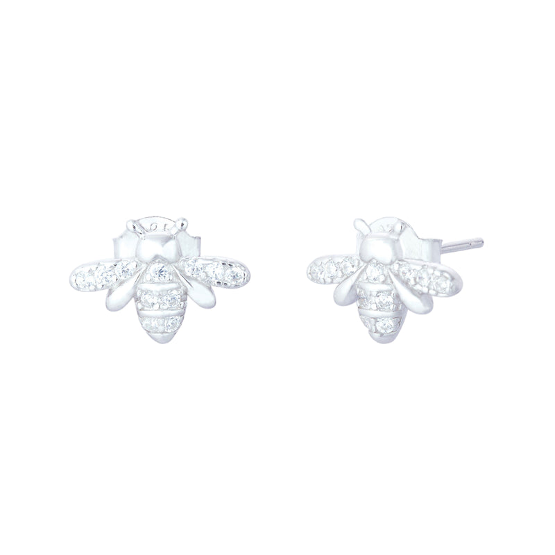 Bibi Bee Stud Earrings | Sterling Silver