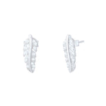 Fran Feather Stud Earrings | Sterling Silver