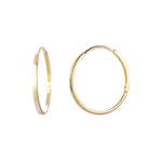 Hoop Earrings | Renee | Sterling Silver & Gold Plated