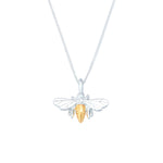 Klara Bee Pendant Necklace | Gold Plated Sterling Silver