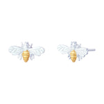 Klara Bee Stud Earrings | Gold Plated Sterling Silver