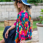 Floral Print Kimono | Multicolour