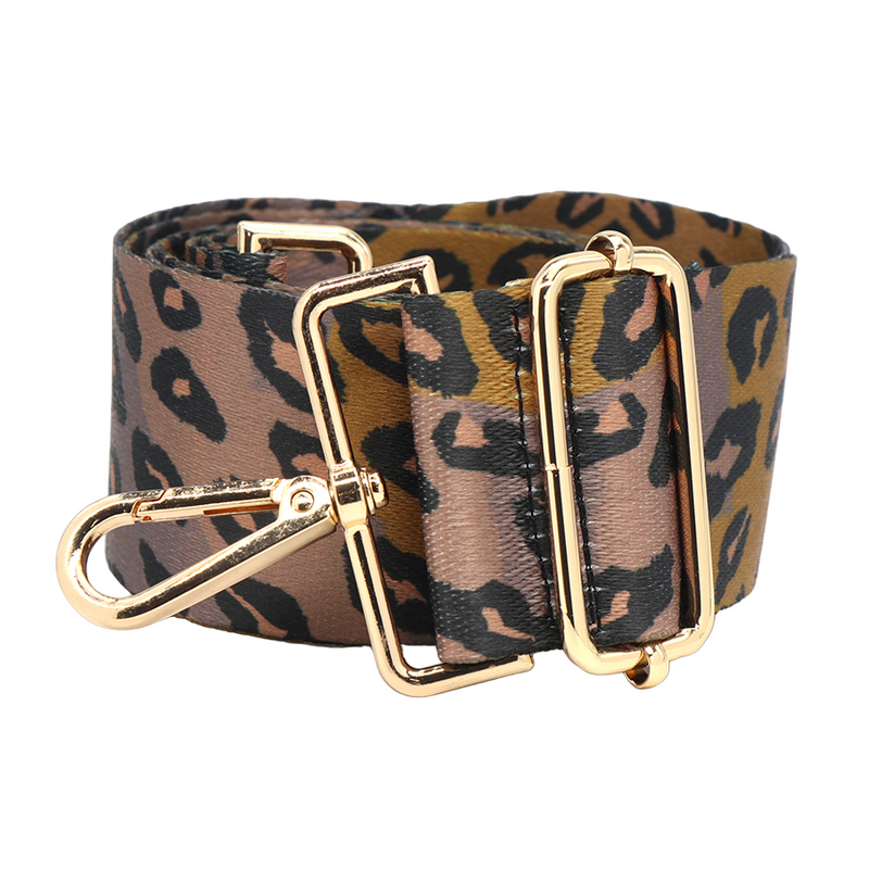 Interchangeable Leopard Print Bag Strap | Beige Ombre