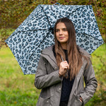 Leopard Print Umbrella | Blue