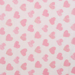Lightweight Heart Print Scarf | Pink